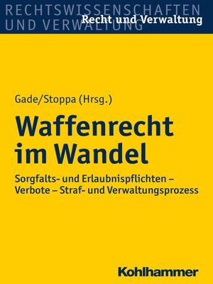 cover image of Waffenrecht im Wandel